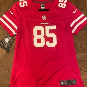 Women's San Francisco 49ers George Kittle Nike Scarlet Game Player Jersey